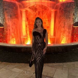 Elegant Black Evening Gown